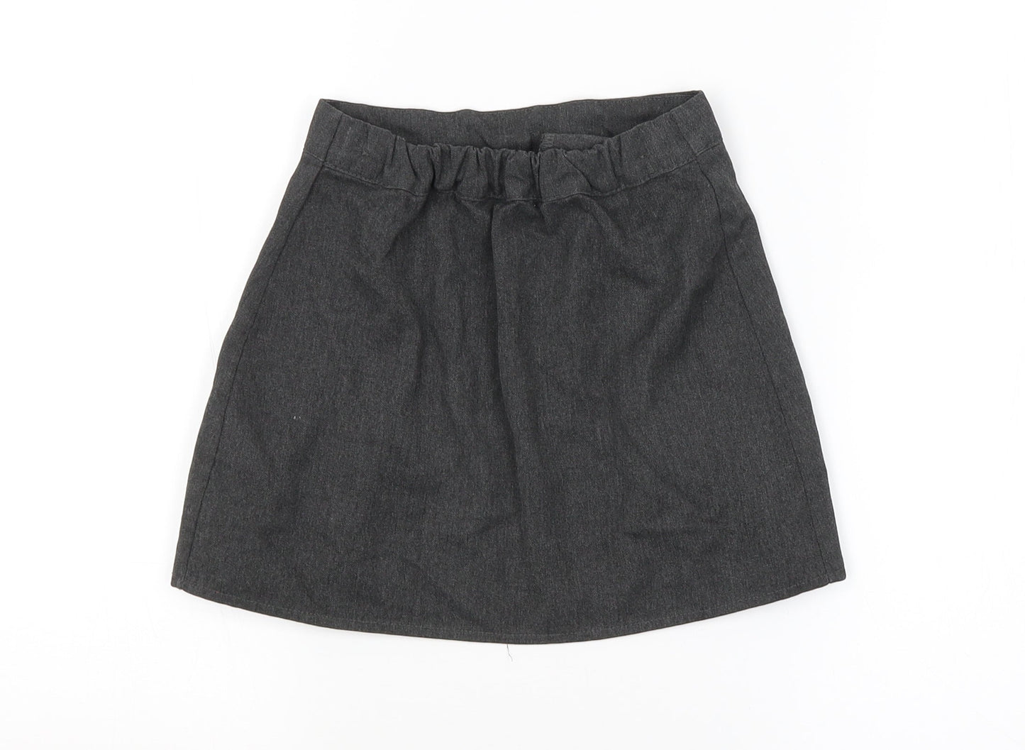M&S Girls Grey   A-Line Skirt Size 5-6 Years