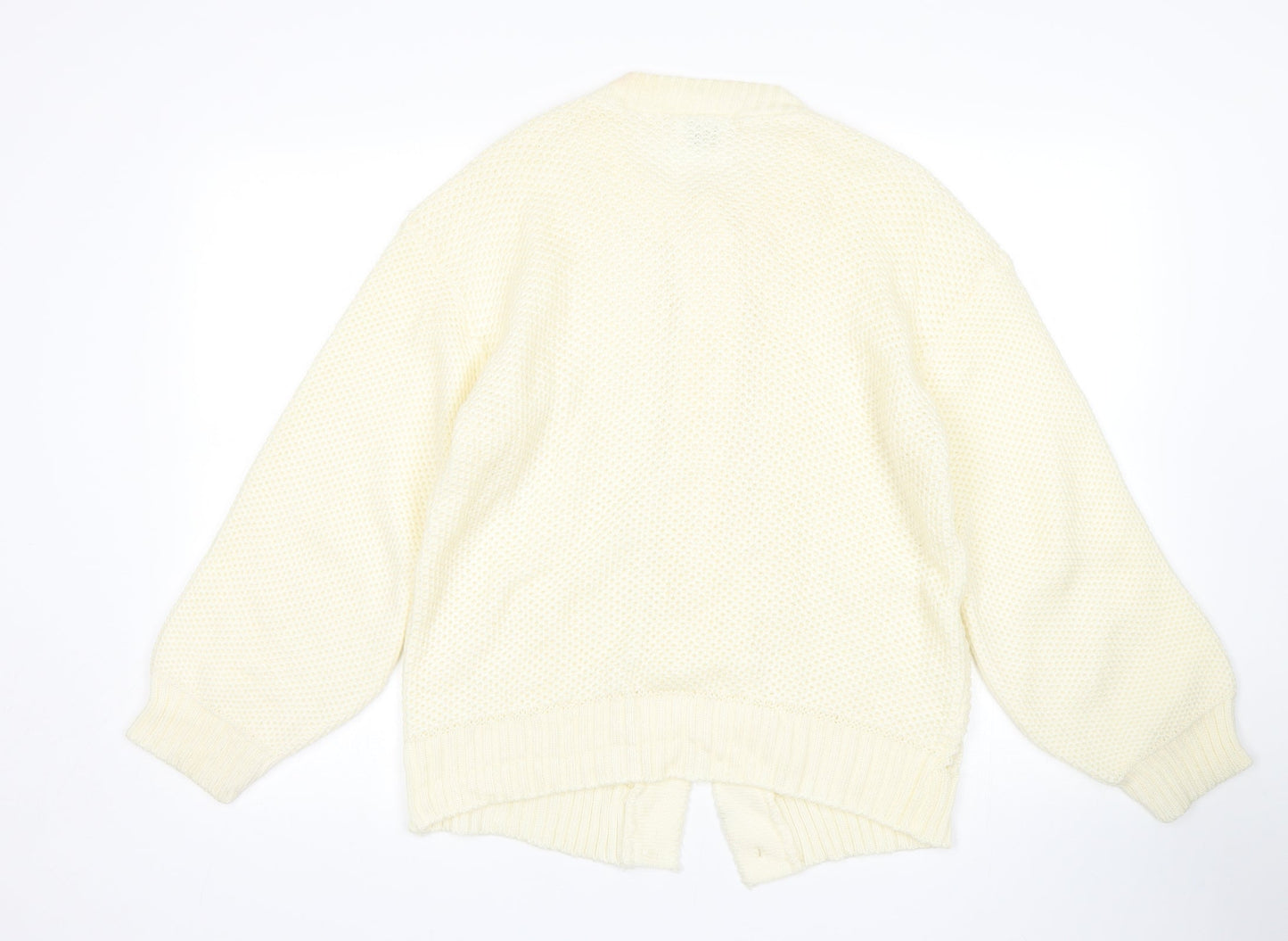 Top Style Womens Beige   Cardigan Jumper Size L