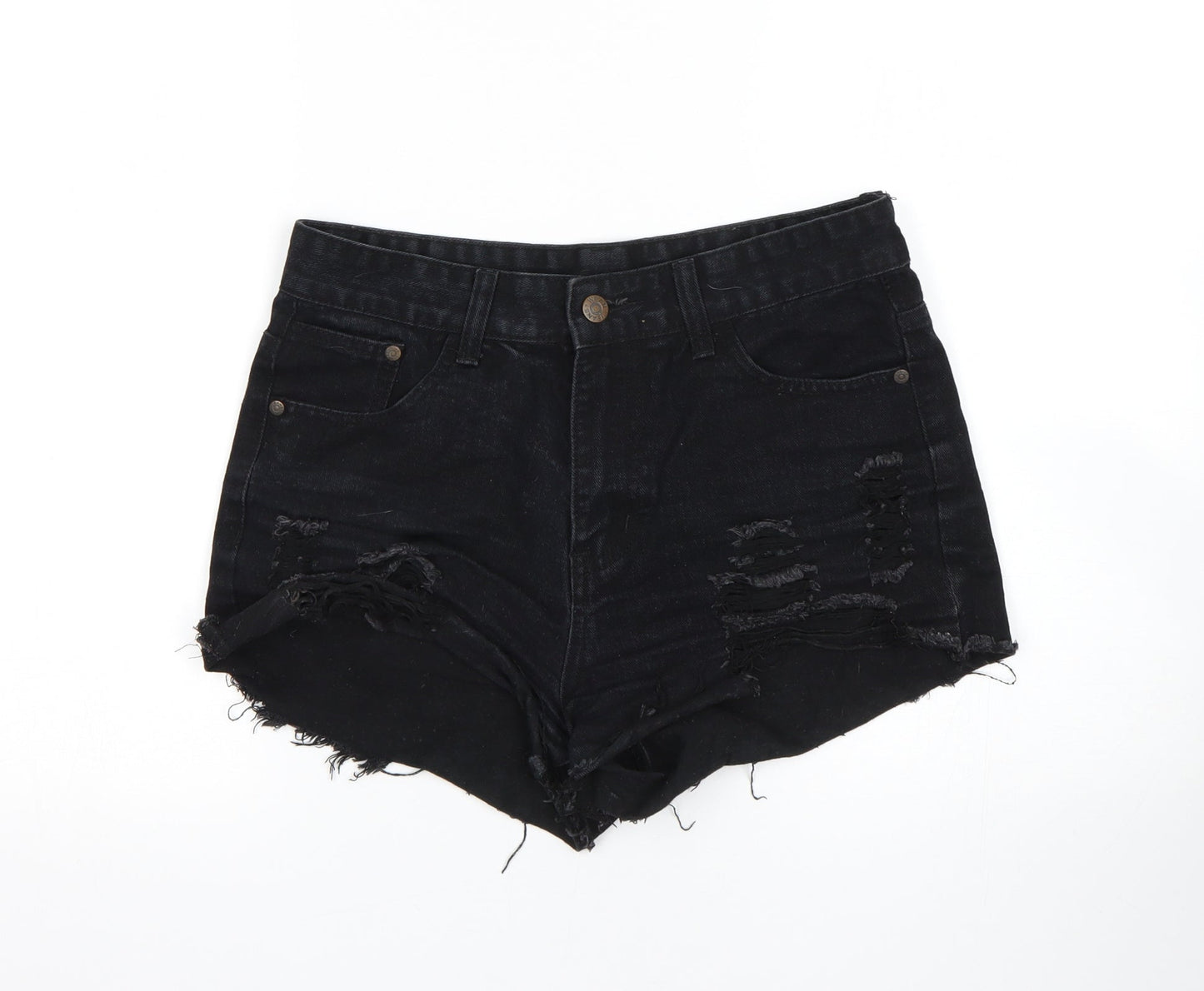 Preworn Womens Black   Cut-Off Shorts Size M