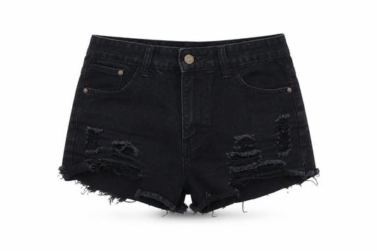 Preworn Womens Black   Cut-Off Shorts Size M