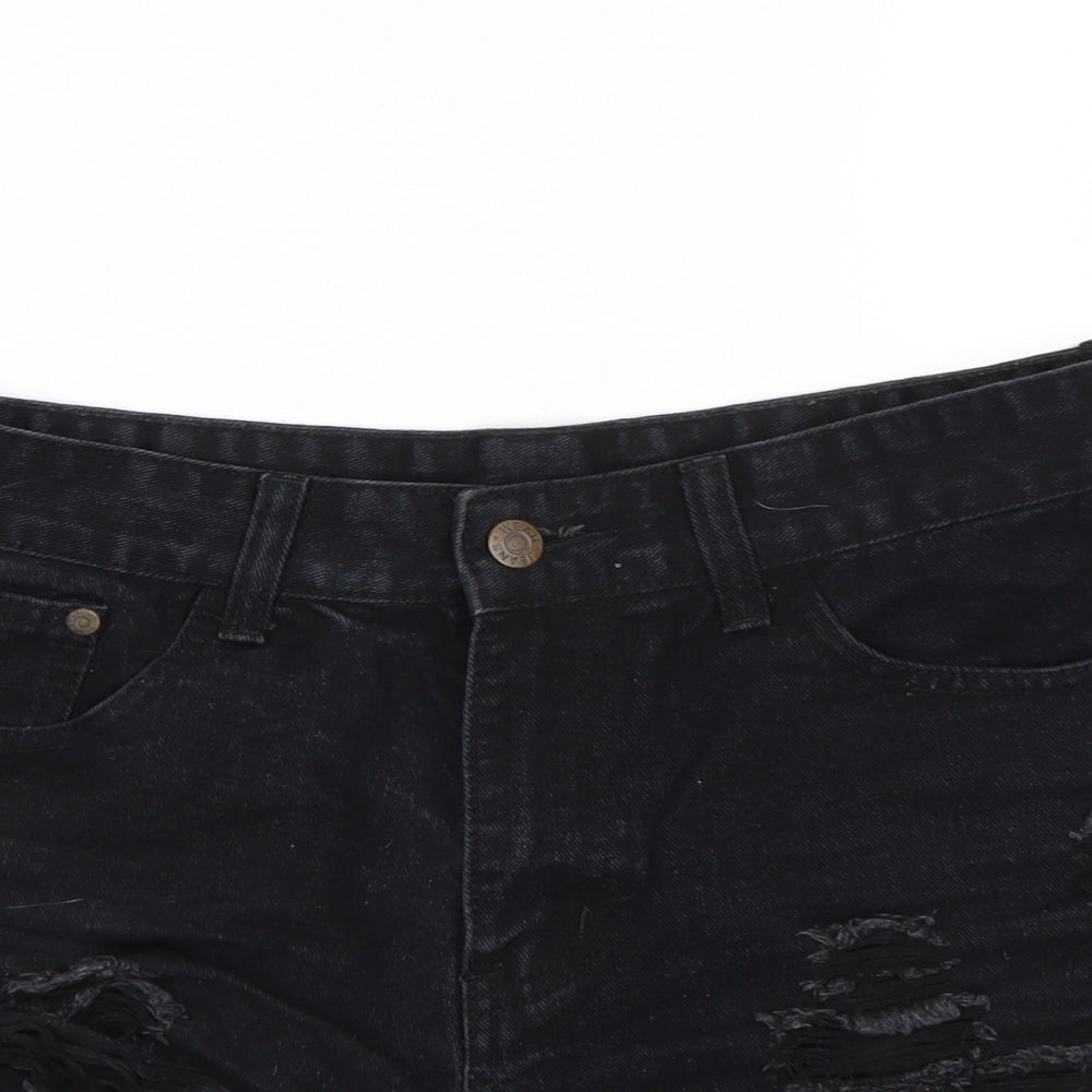 Preworn Womens Black   Cut-Off Shorts Size M