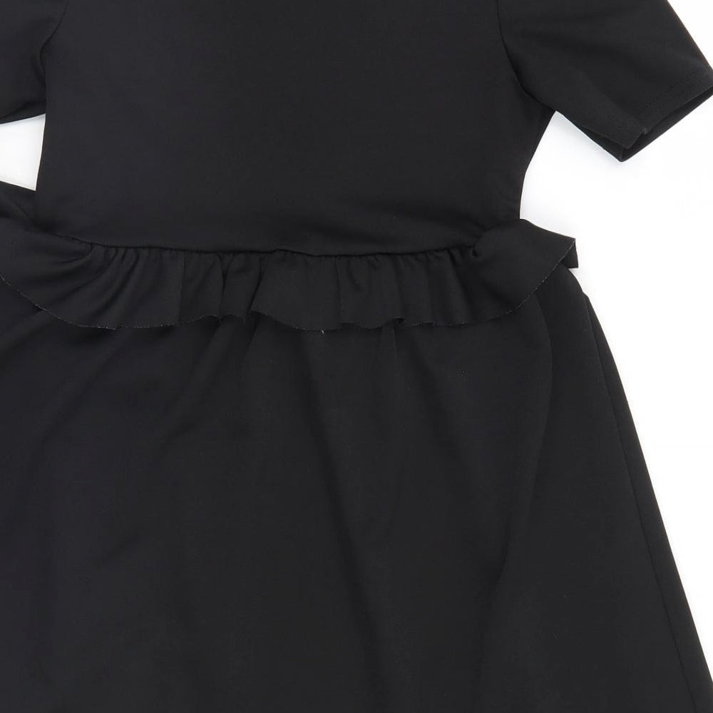 Boohoo Womens Black   Basic Blouse Size 10
