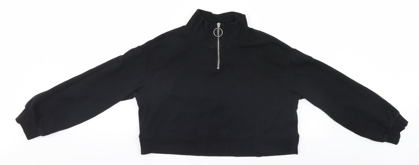 Divided Womens Black   Pullover Jumper Size S