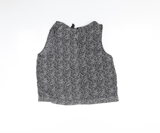 FOREVER 21 Womens Grey   Basic Button-Up Size L