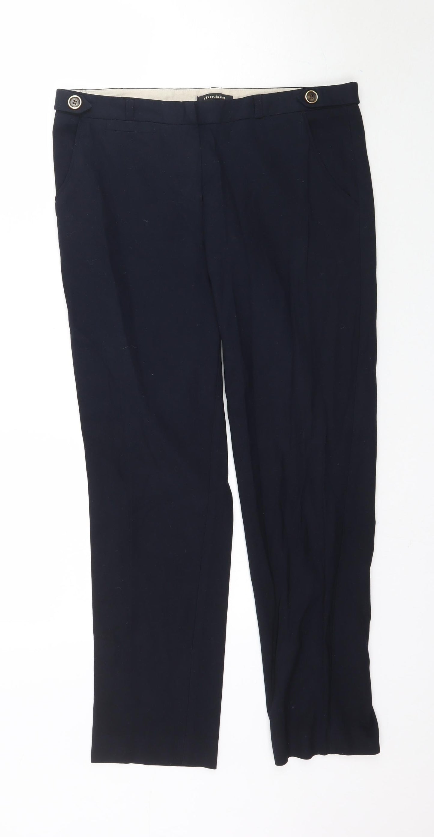 River Island Womens Blue   Trousers  Size 10 L28 in