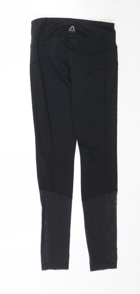 Reebok Womens Black    Leggings Size XS L28 in - Sports