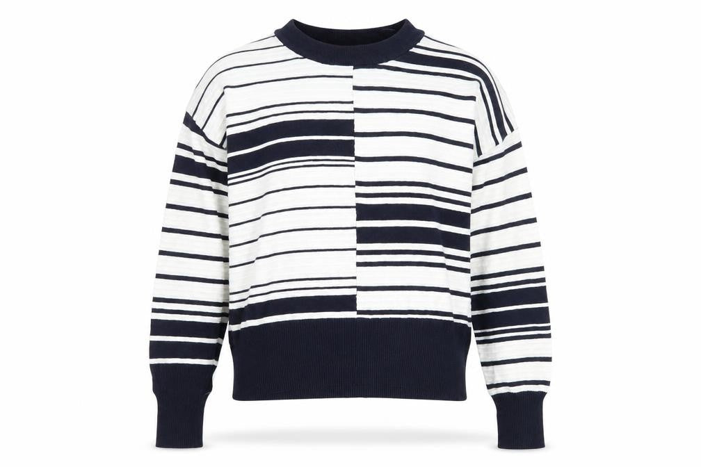 Topshop Womens Multicoloured Striped Knit Pullover Jumper Size 12