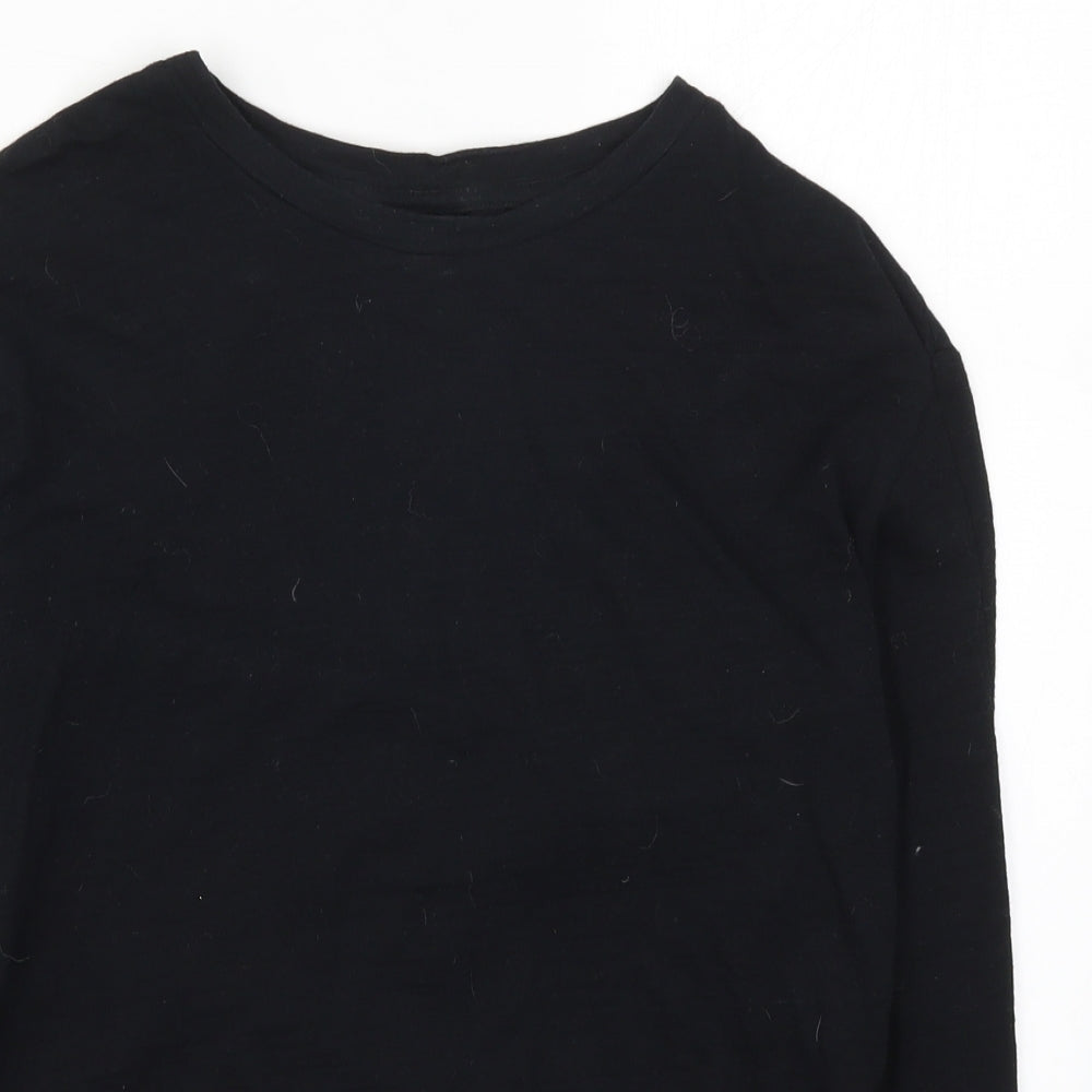 Topshop Womens Black   Basic T-Shirt Size 8