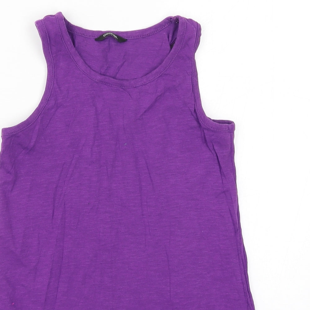George Girls Purple   Basic Tank Size 9-10 Years