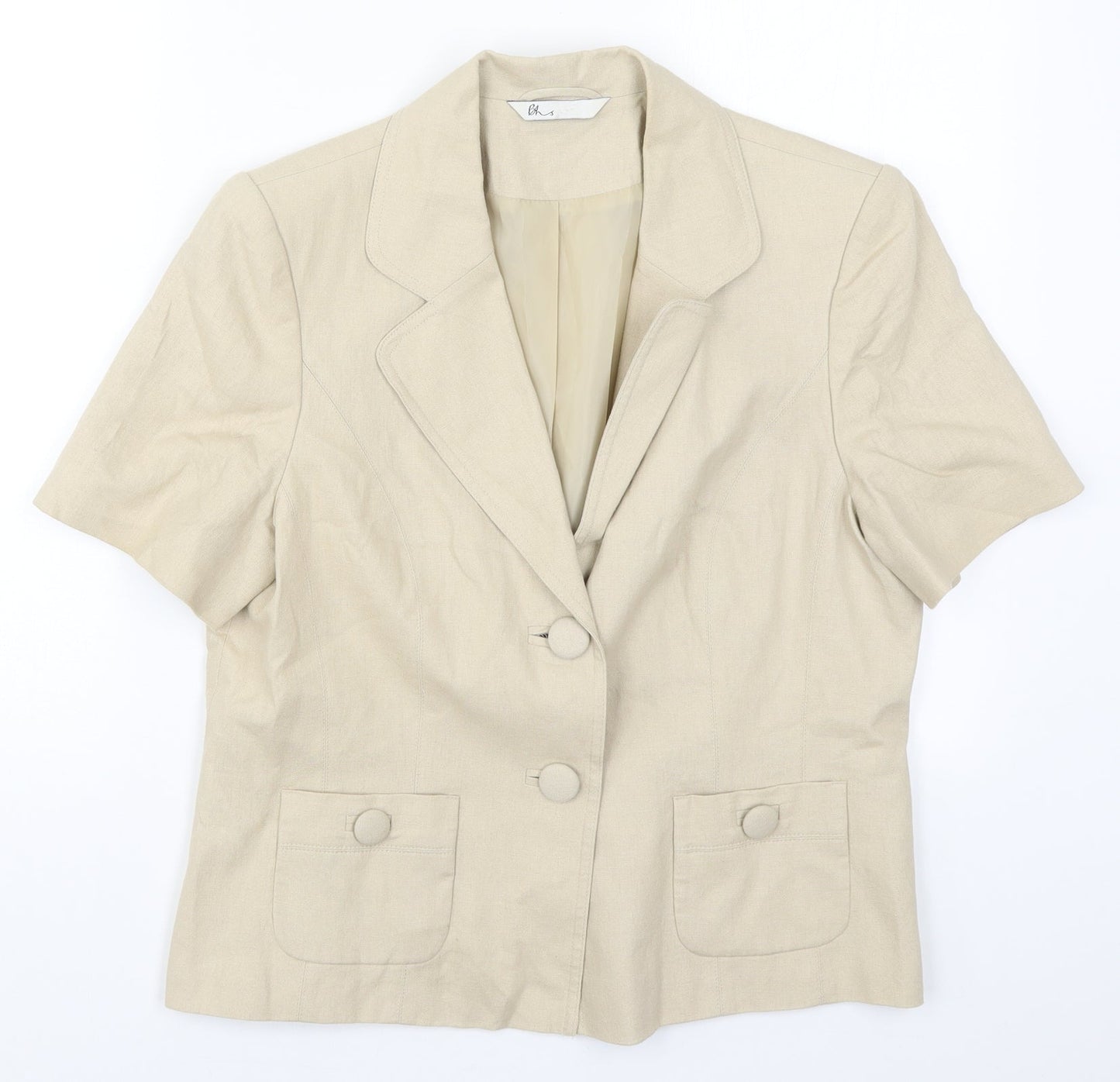 BHS Womens Beige   Jacket  Size 14