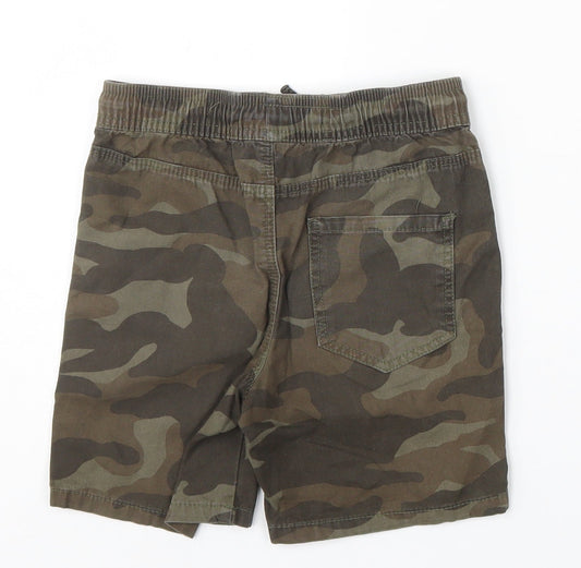 Denim Co Boys Green Camouflage  Bermuda Shorts Size 4-5 Years