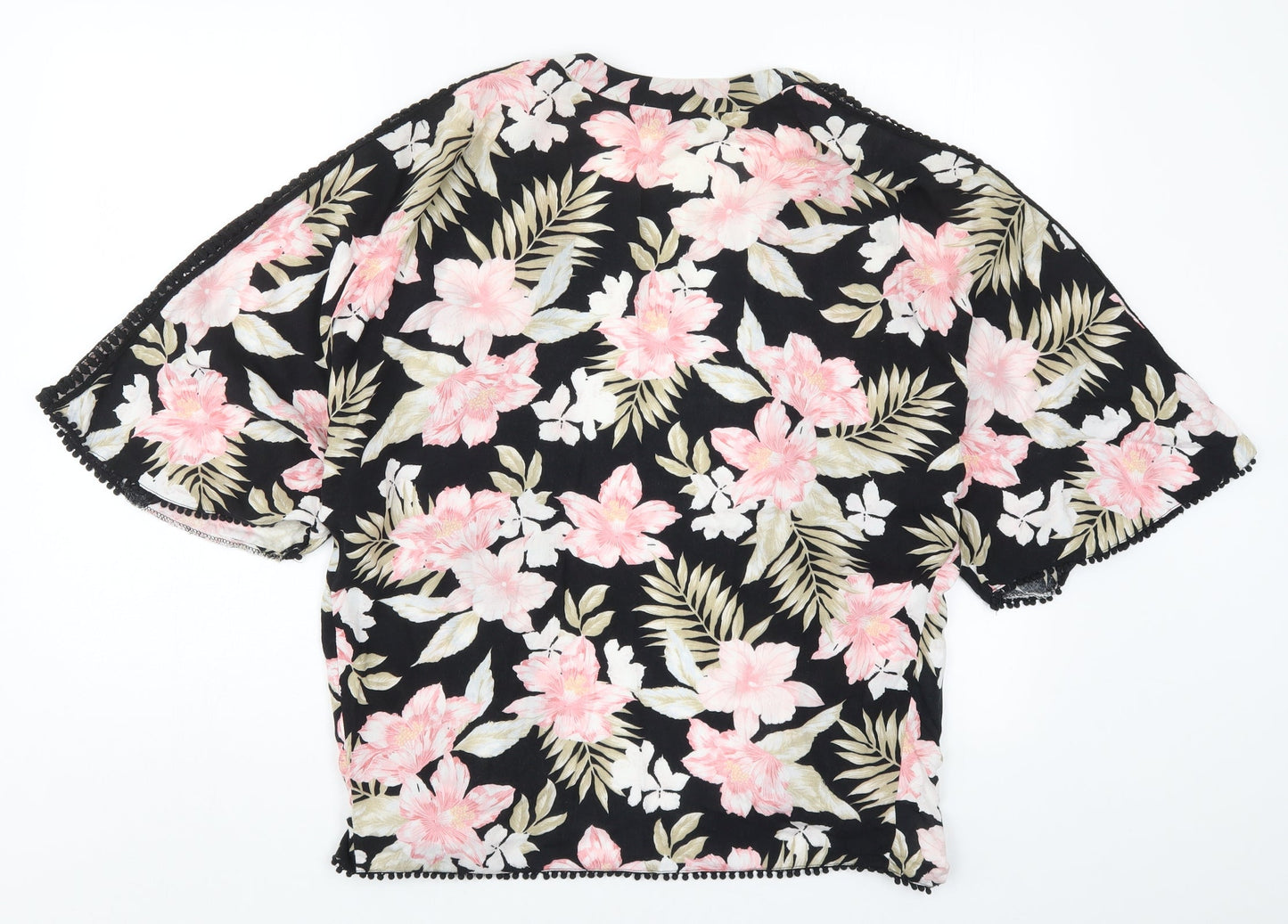 New Look Womens Pink Floral  Jacket  Size 8