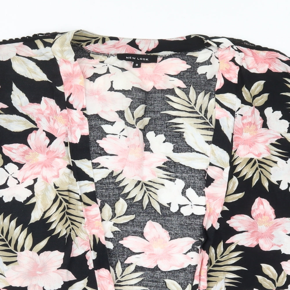 New Look Womens Pink Floral  Jacket  Size 8