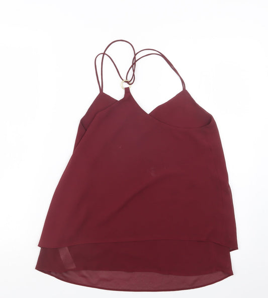 New Look Womens Purple   Basic Blouse Size 10