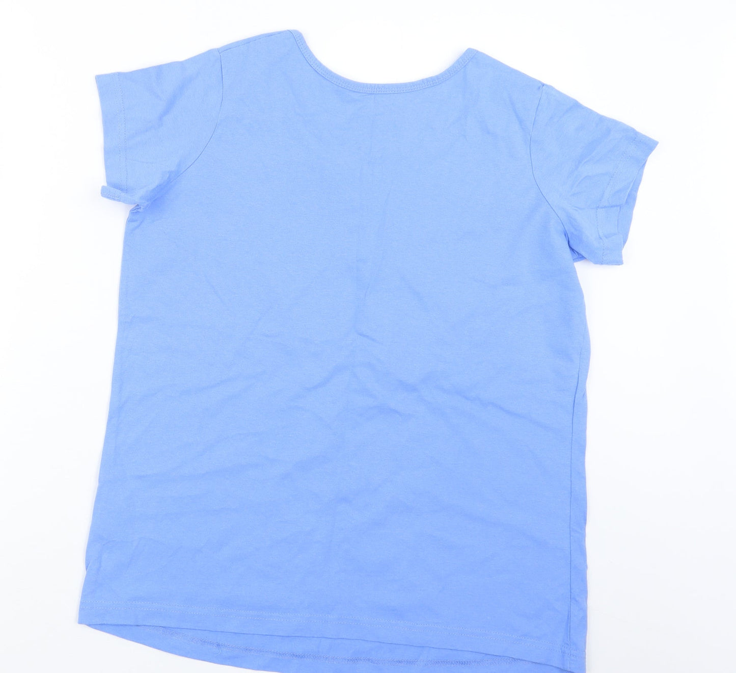 Naturally Close Womens Blue Geometric  Top Pyjama Top Size 12
