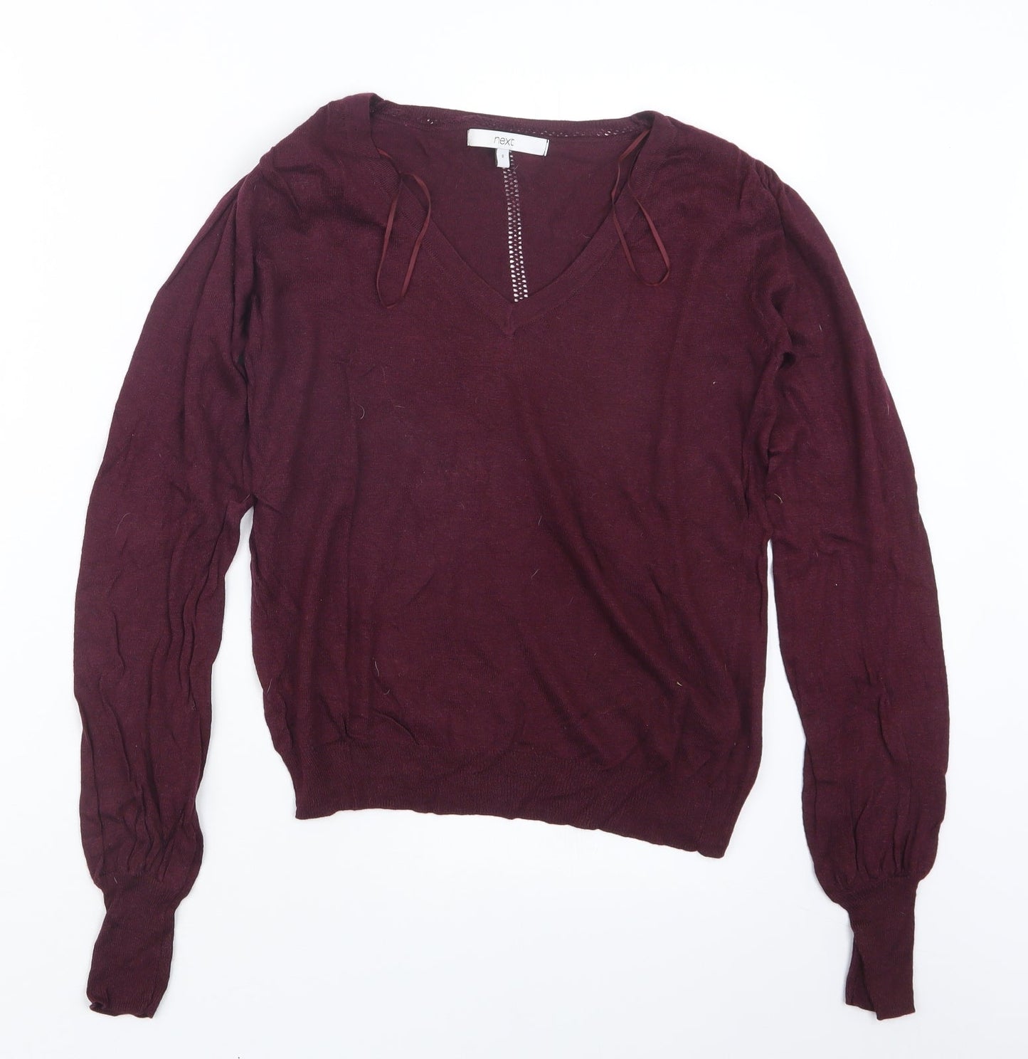NEXT Womens Purple  Knit Pullover Jumper Size 8