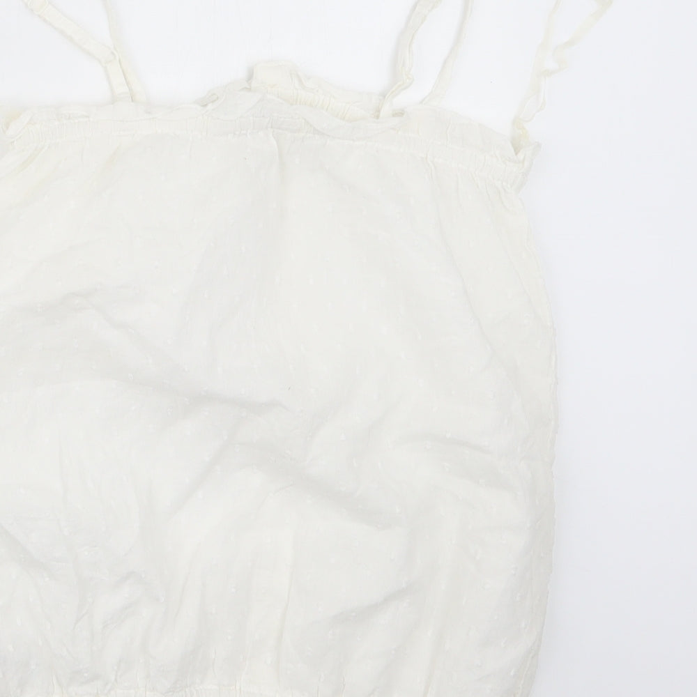 New Look Girls White   Basic T-Shirt Size 13 Years