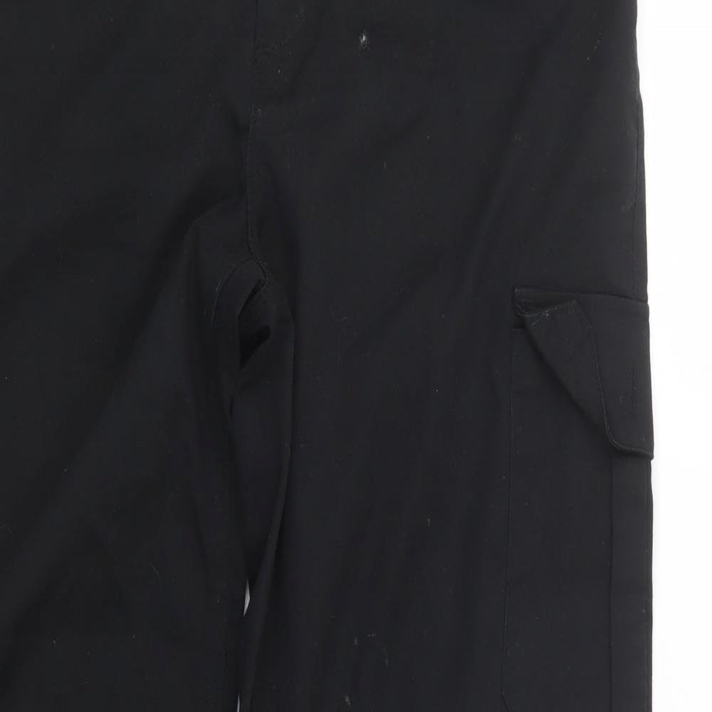 Black Knight Mens Black   Trousers  Size 31 in L31 in