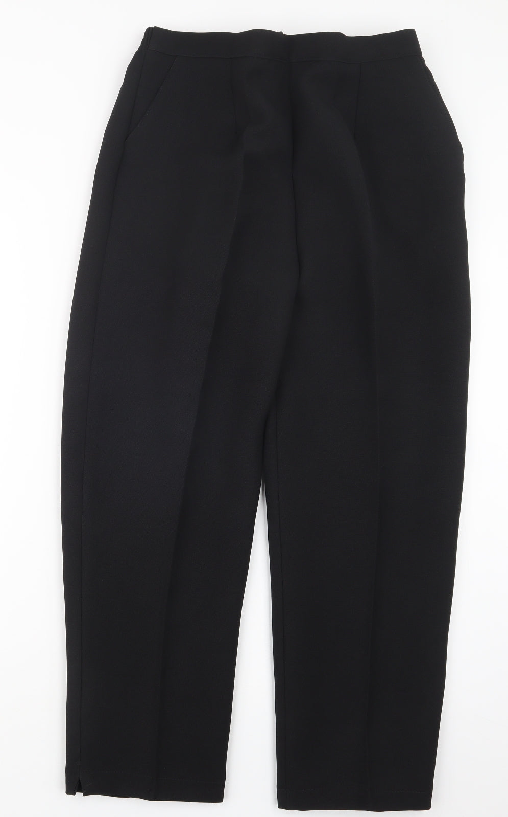 Preworn Womens Black   Trousers  Size 16 L24 in