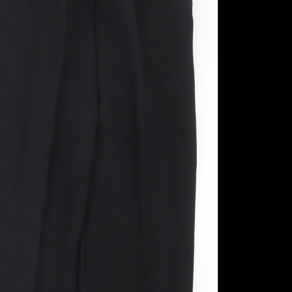 Preworn Womens Black   Trousers  Size 16 L24 in