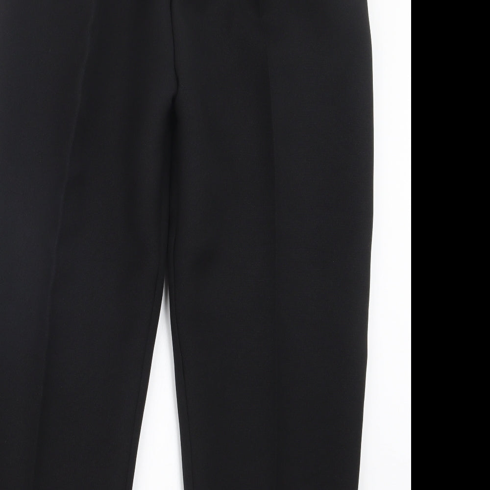 Preworn Womens Black   Trousers  Size 16 L24 in