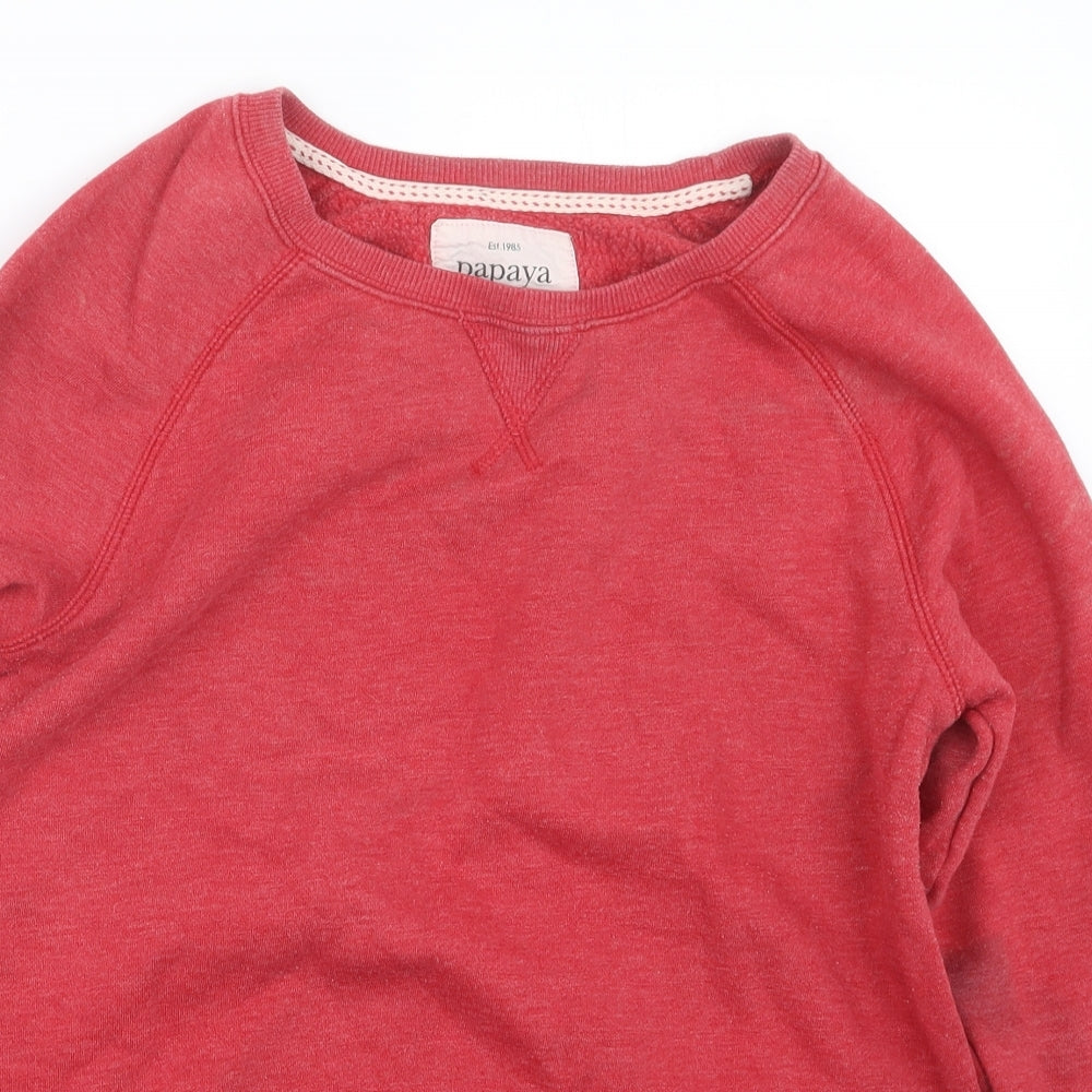 Papaya Womens Red   Pullover Jumper Size 10