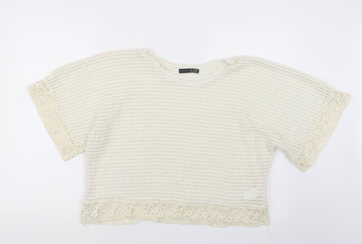 Atmosphere Womens Ivory  Knit Pullover Jumper Size 18
