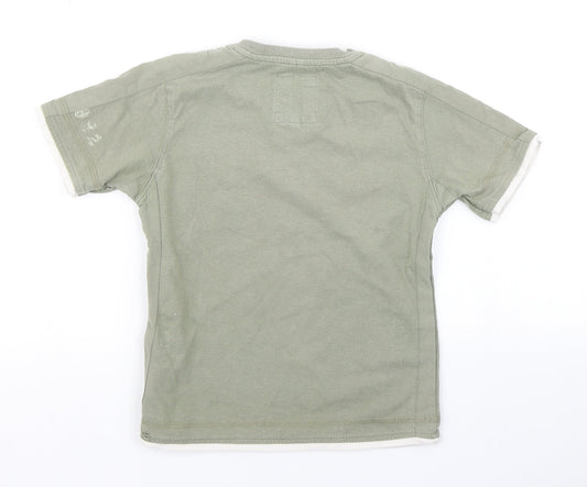 NEXT Boys Green   Basic T-Shirt Size 6 Years