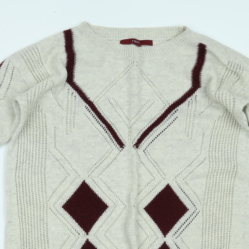 NEXT Womens Beige   Pullover Jumper Size 12