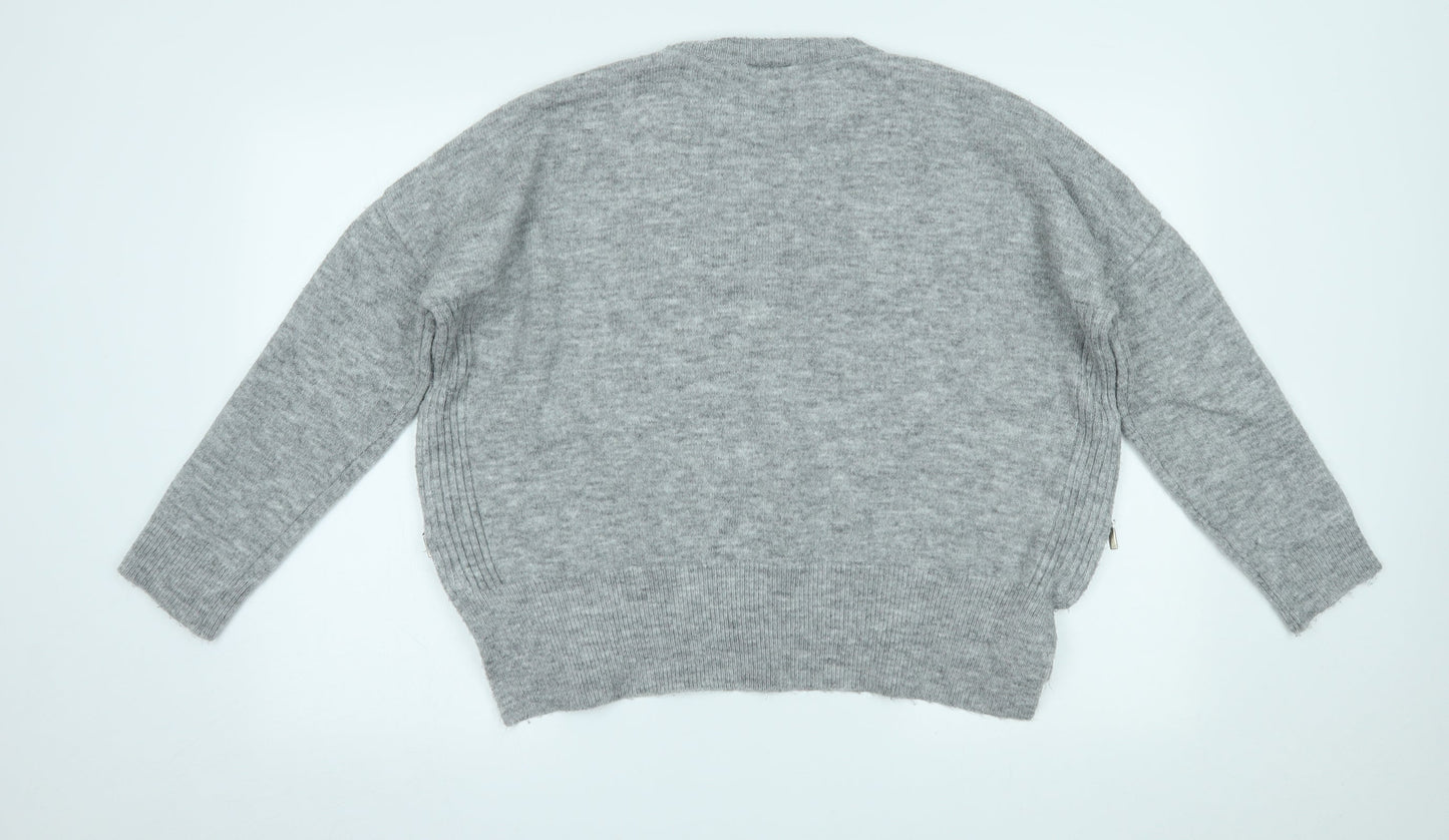 Topshop Womens Grey   Pullover Jumper Size 10