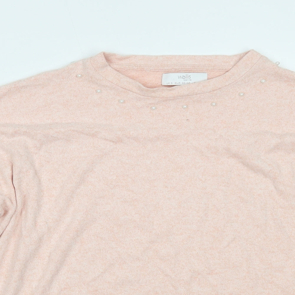 Wallis Womens Pink   Pullover Jumper Size S