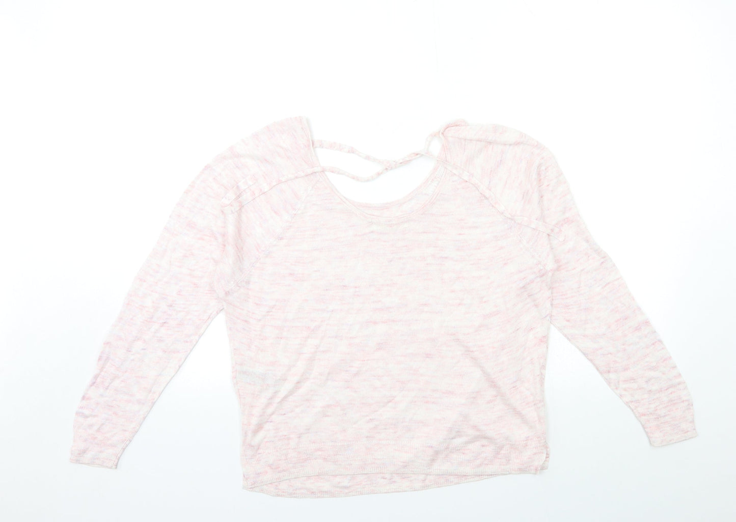 Marks and Spencer Womens Pink  Knit Pullover Jumper Size 10