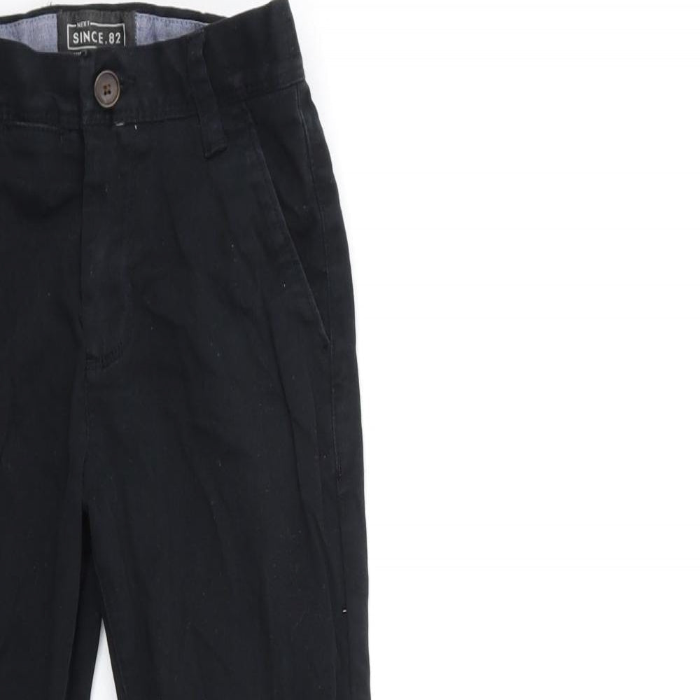 NEXT Boys Black   Chino Trousers Size 9 Months