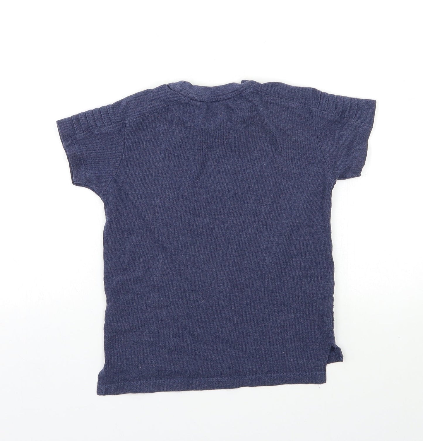 Primark Boys Blue   Basic T-Shirt Size 5-6 Years  - cool kids