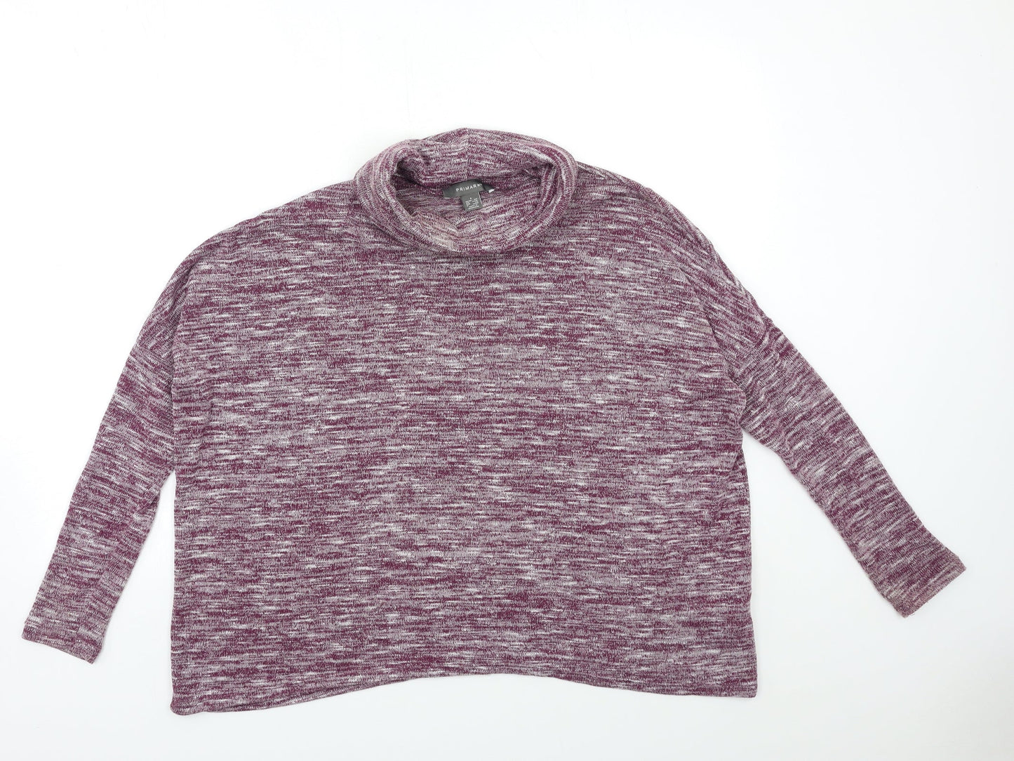 Primark Womens Purple  Knit Pullover Jumper Size 8