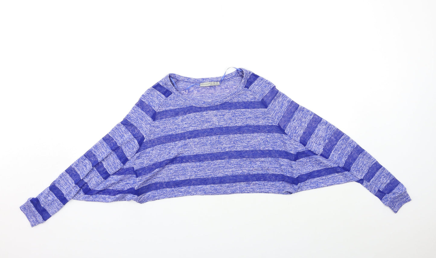 Atmosphere Womens Blue Striped  Pullover Jumper Size 8