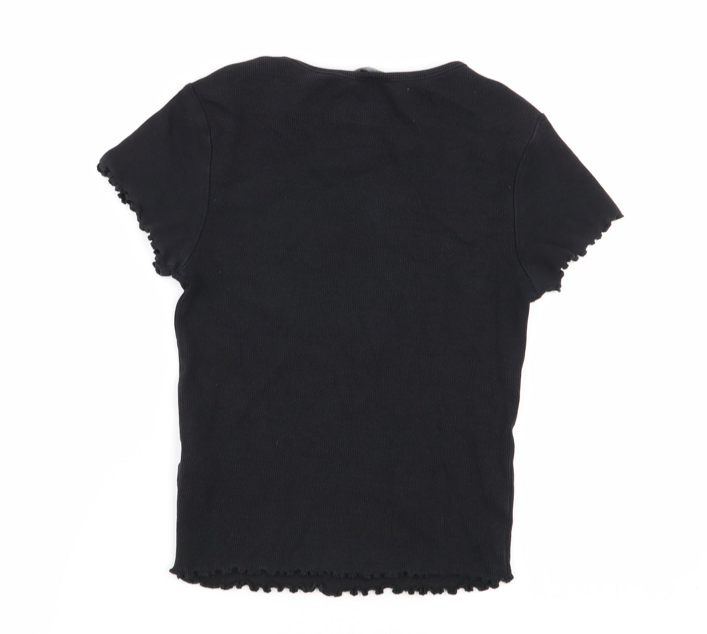 New Look Womens Black   Basic T-Shirt Size 10