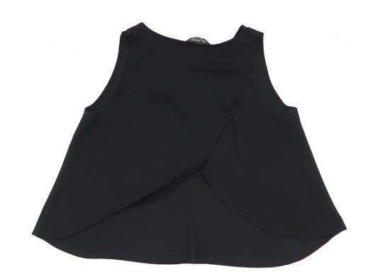 Miss Selfridge Womens Black   Basic Blouse Size 12