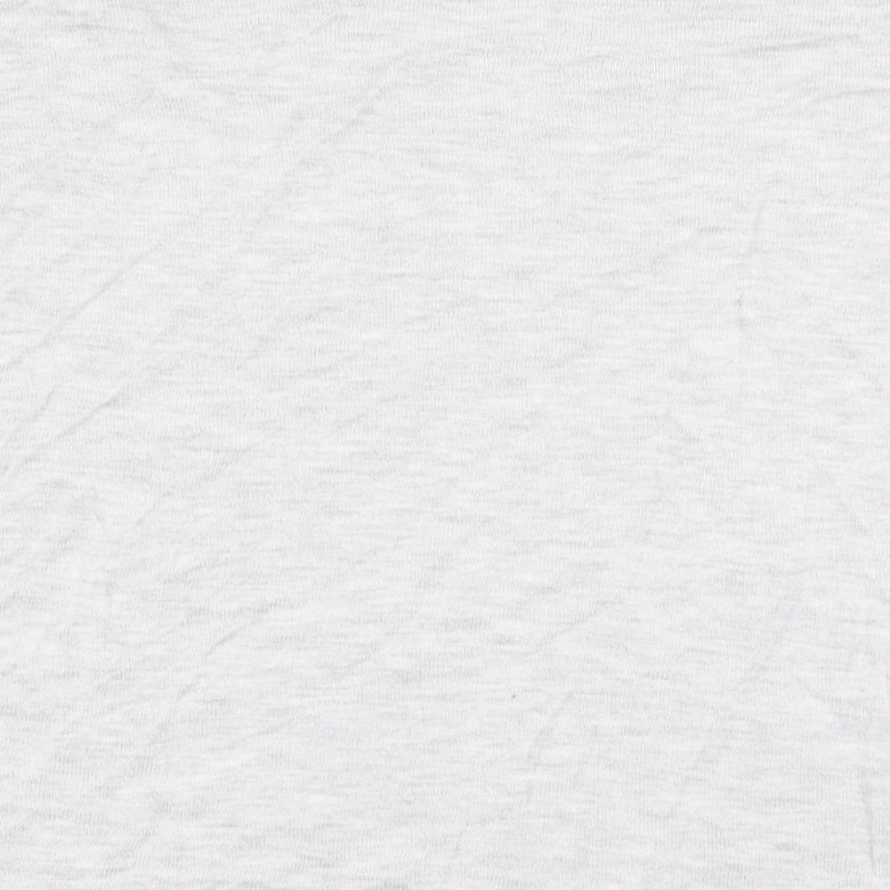 H&M Womens Grey   Basic T-Shirt Size 14