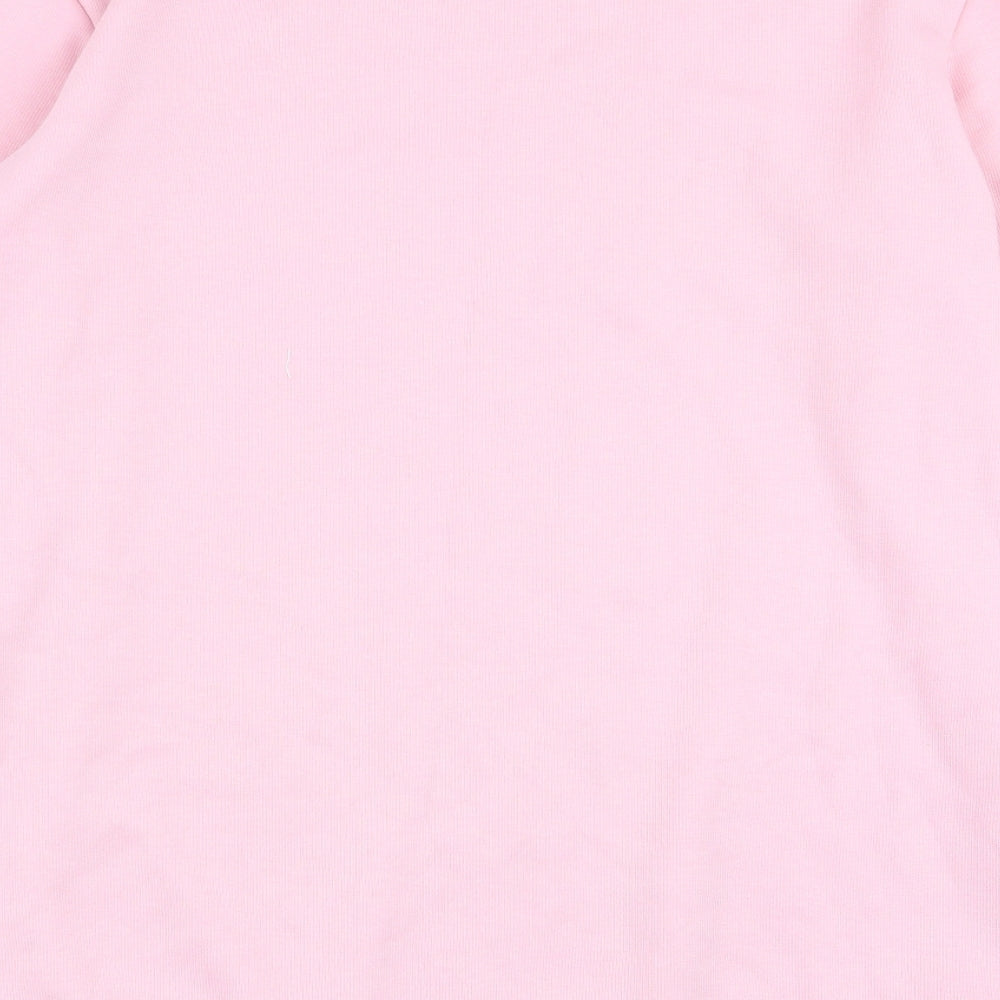 Disney Womens Pink Animal Print  Pullover Jumper Size XS