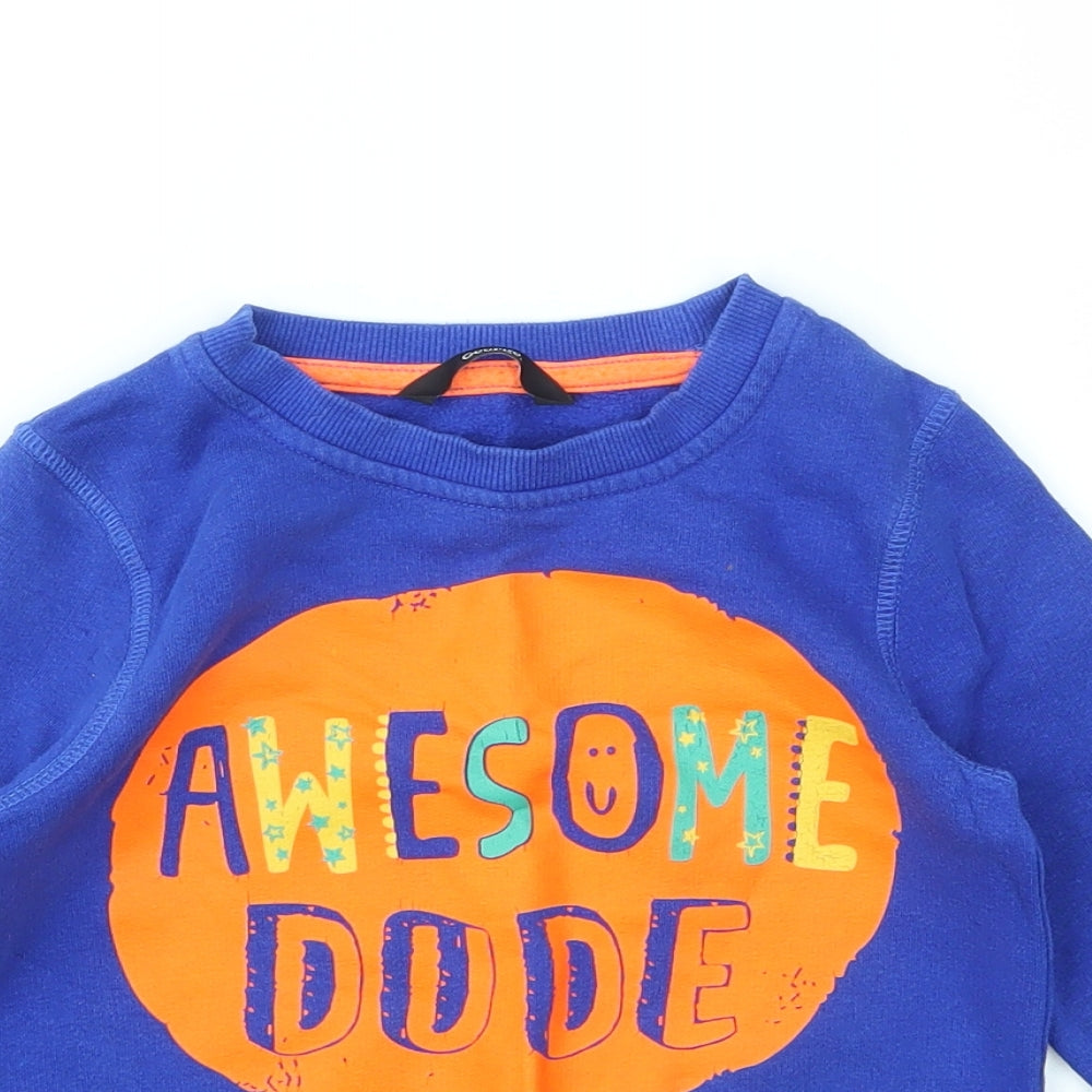 George Boys Blue   Pullover Jumper Size 2-3 Years