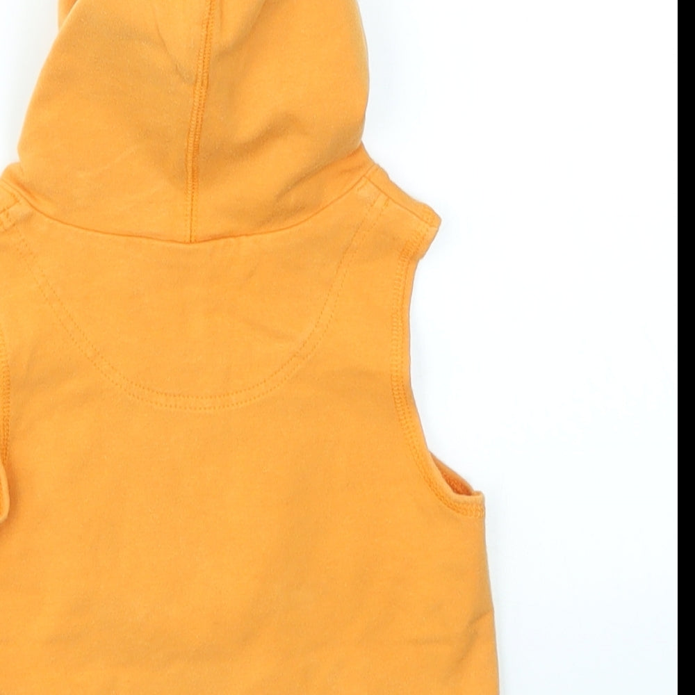 George Boys Orange   Pullover Jumper Size 6-9 Months