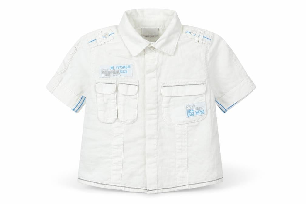 NEXT Boys White   Basic Button-Up Size 6-9 Months