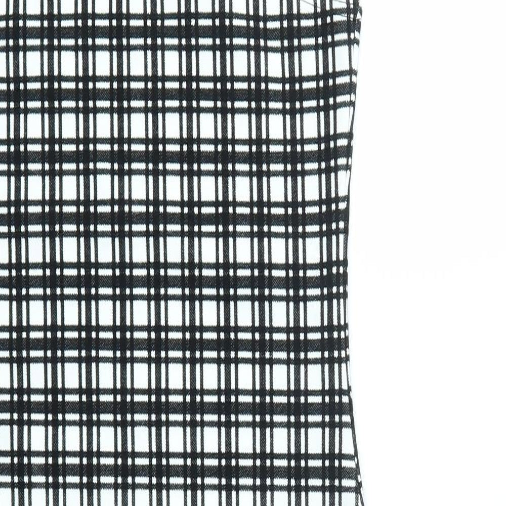 Boohoo Womens Multicoloured Check  Fit & Flare  Size 6