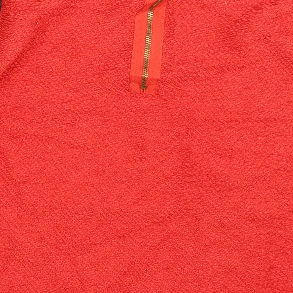 M&S Womens Red   Pullover Jumper Size 14