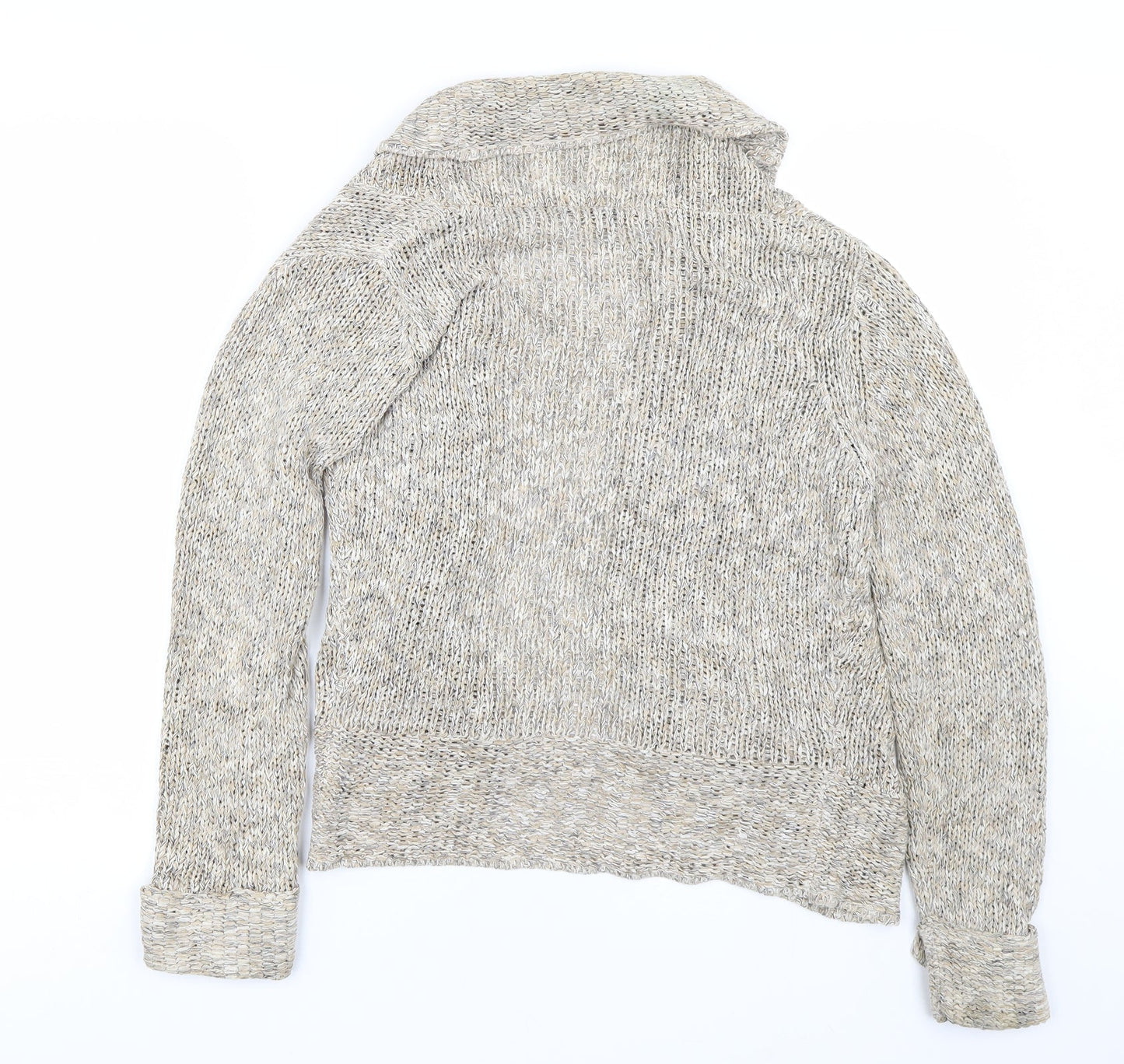 M&S Womens Beige   Cardigan Jumper Size 8