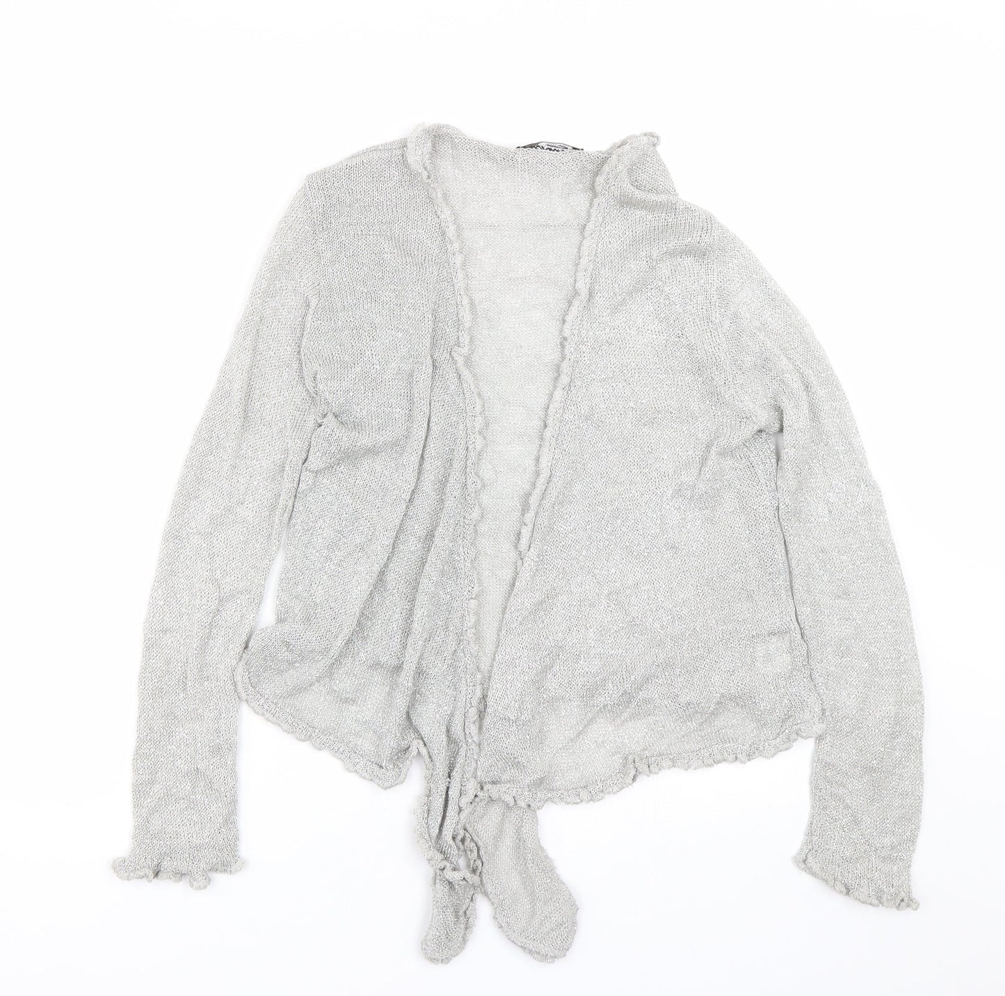 Alexandra Womens Silver   Cardigan Jumper Size L
