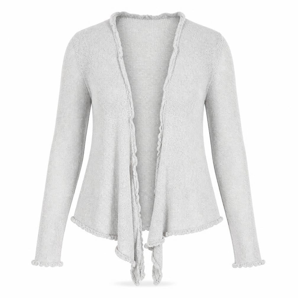 Alexandra Womens Silver   Cardigan Jumper Size L