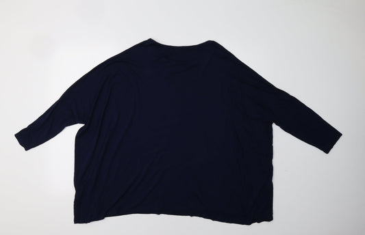 cotton cub Womens Blue   Pullover Sweatshirt Size L