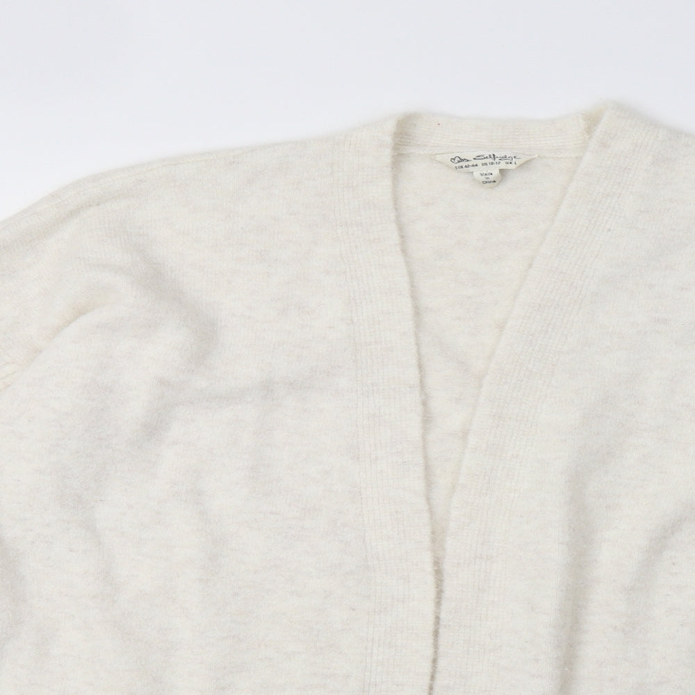 Miss Selfridge Womens White   Cardigan Jumper Size L